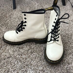 Selling my doc marten boots. They are very lightly worn with no damage.